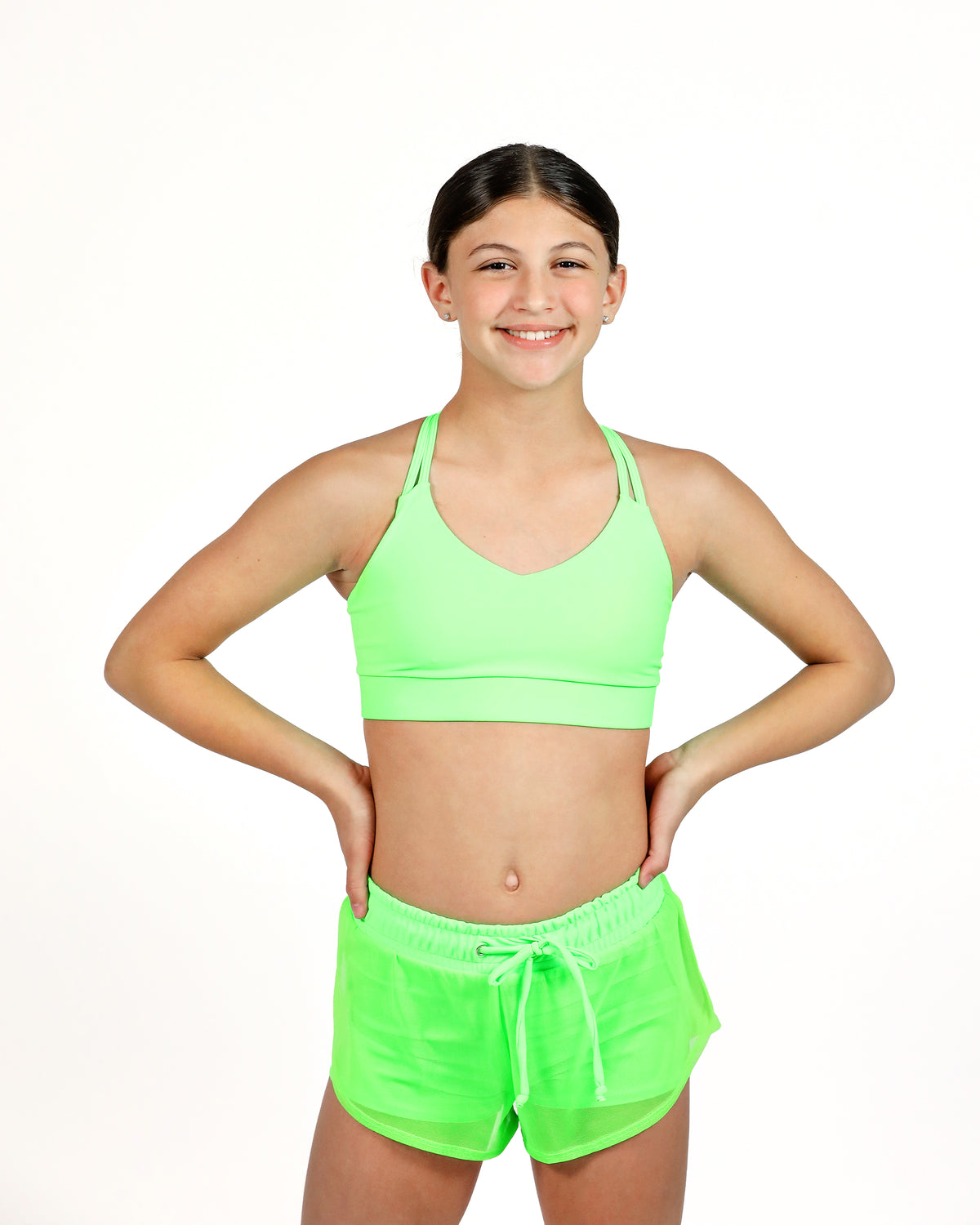 Salsation Criss Cross Bra Green Tiedy（M） Salsation Criss Cross Bra Green Tiedy（M） Salsation Criss
